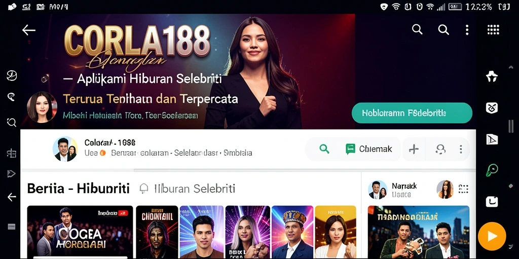 Tampilan antarmuka CORLA188 yang menarik dan informatif.