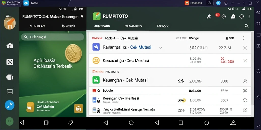 Tampilan antarmuka RUMPITOTO yang ramah pengguna untuk Cek Mutasi.