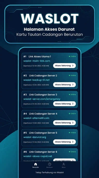 Halaman Link Alternatif waslot untuk Pengguna Android