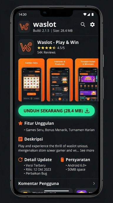 Panduan Unduh dan Instal APK Waslot untuk Android