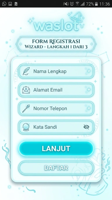 Cara Mudah Registrasi Akun Waslot untuk Pengguna Android